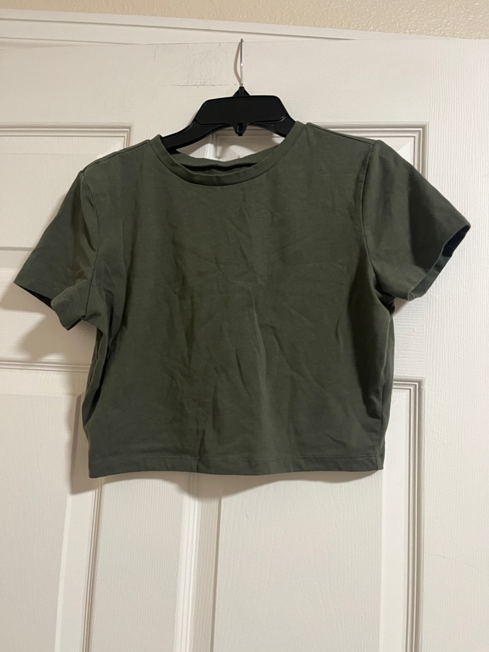 wild fable Olive Green Crop Tee